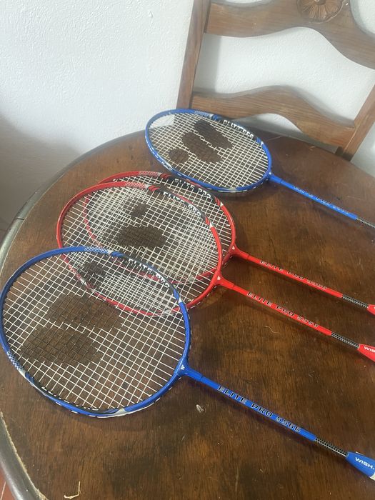 Raquetes de badminton