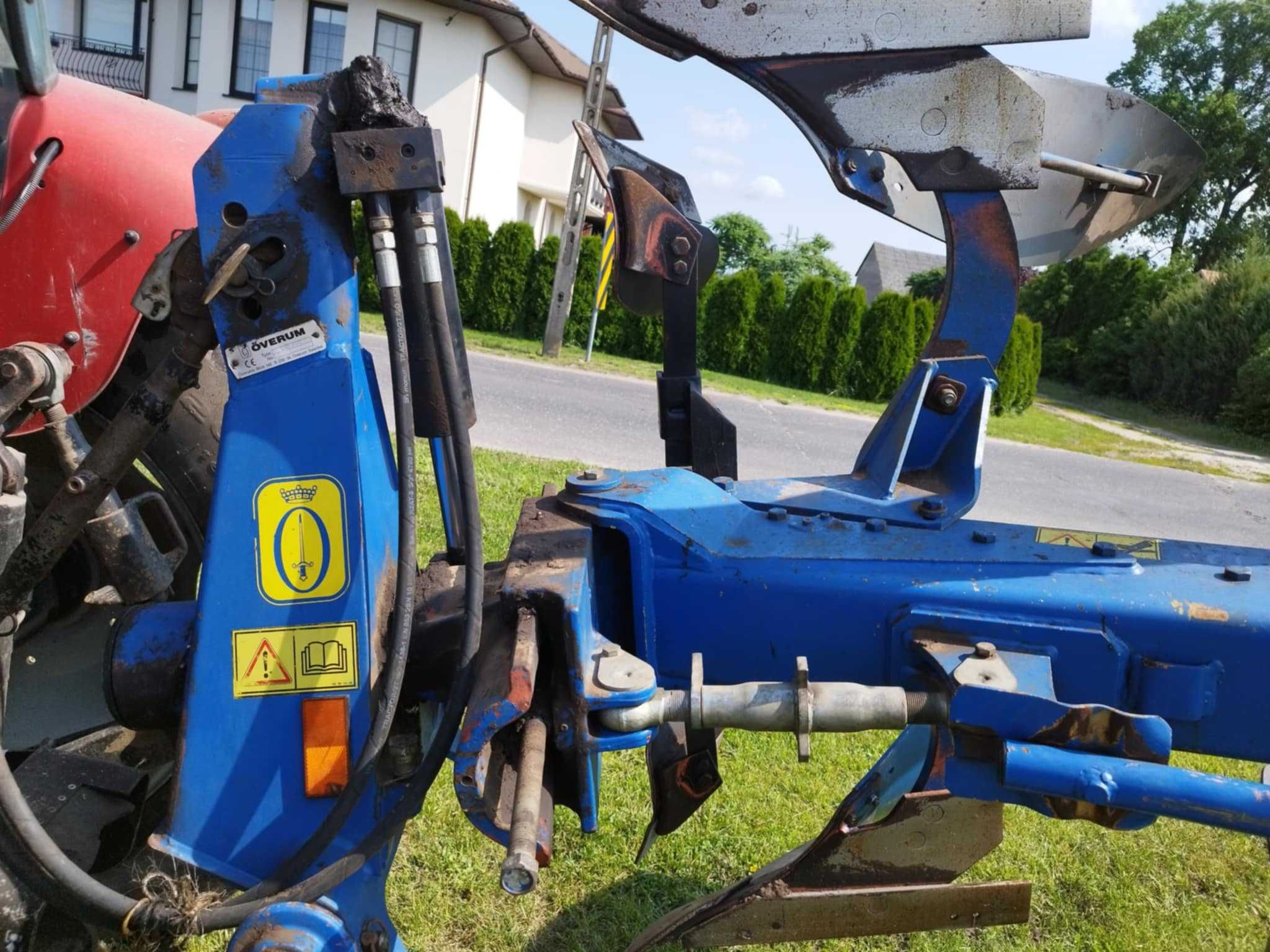 Pług Overum Xcelsior sprowadzony oryginalny stan 4 skibowy obrotowy