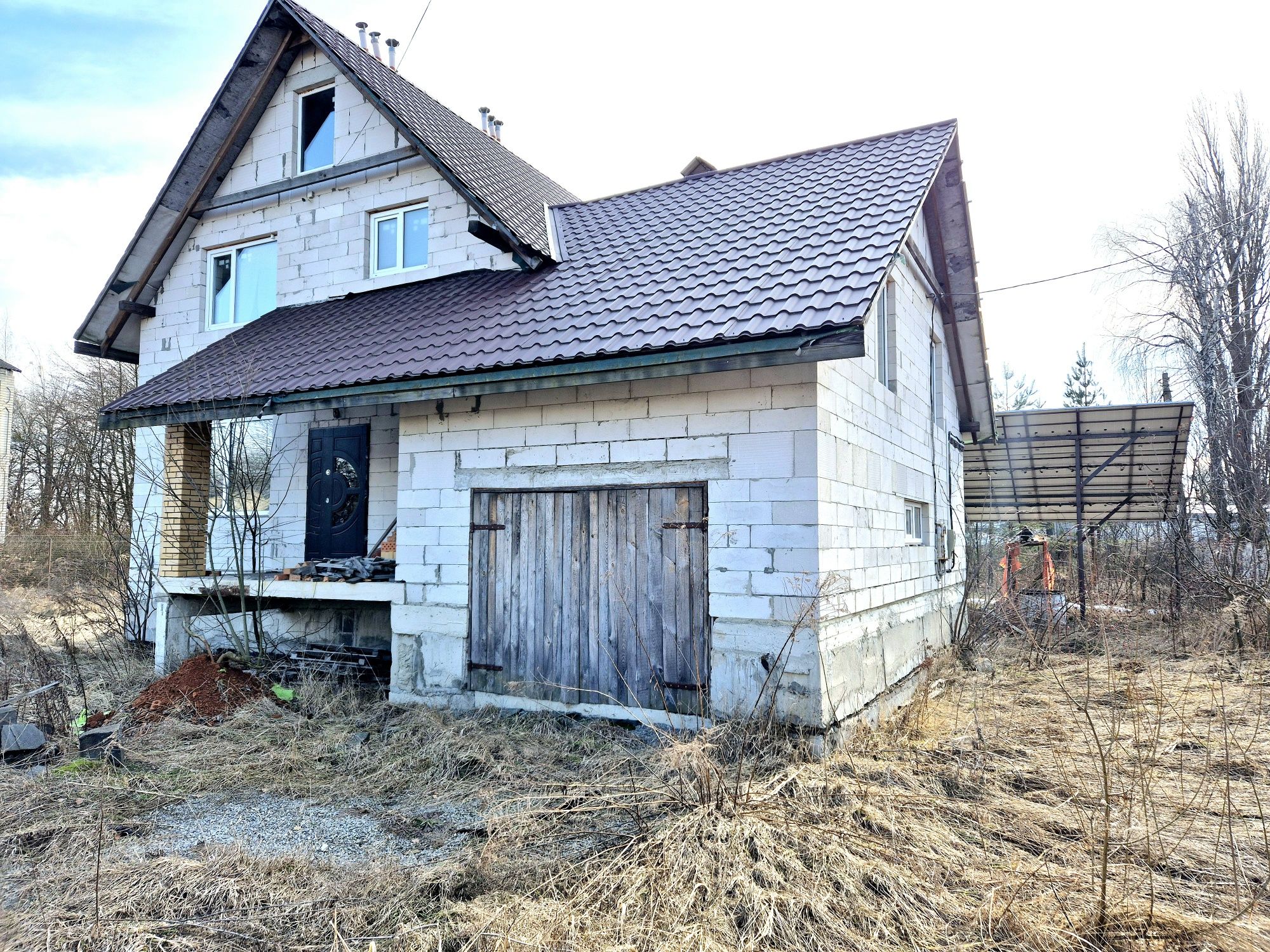 Новий будинок з гаражем та сонячною електростанцією 30 кВт с Глибочиця