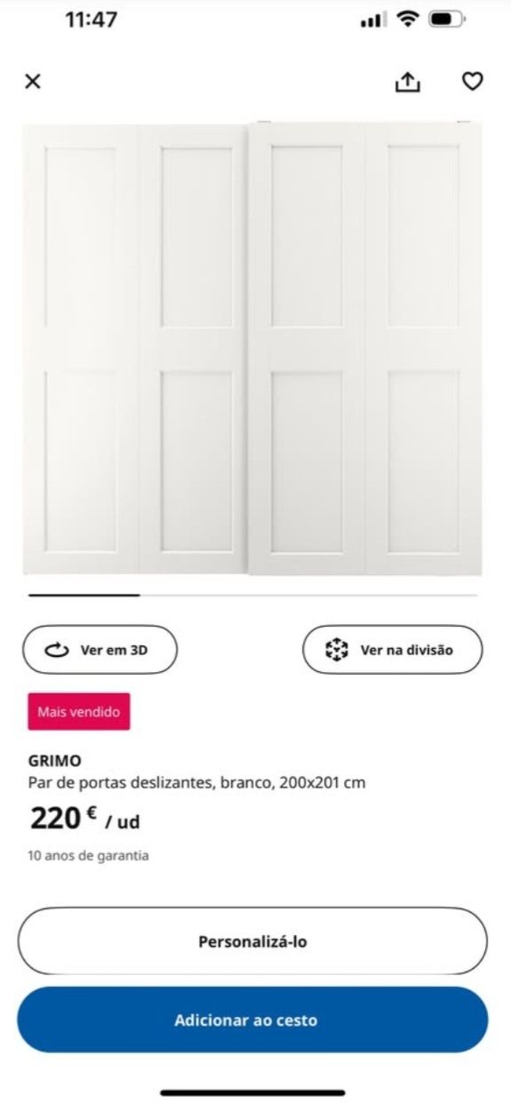 Roupeiro/Armário IKEA