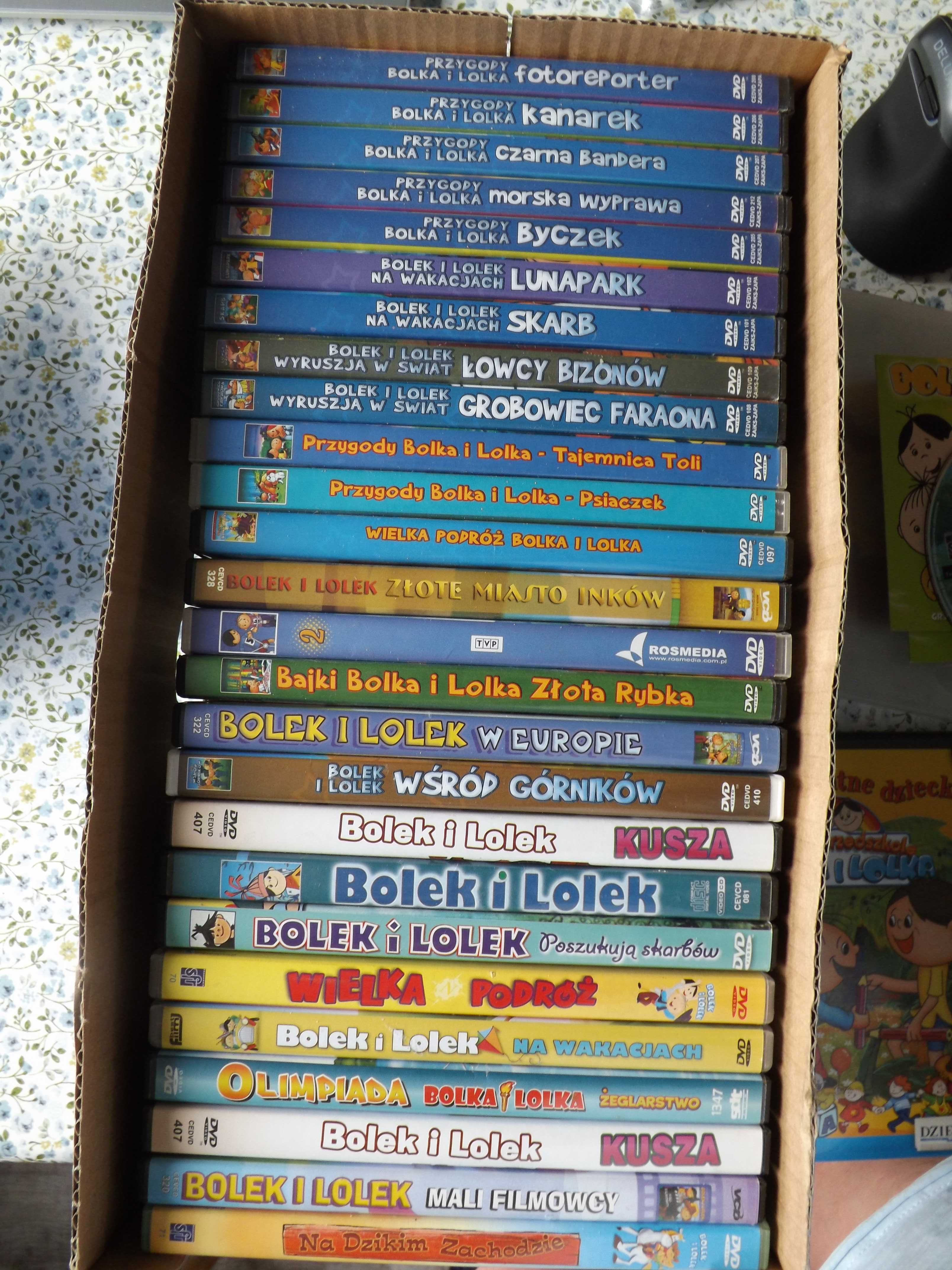 Bolek i Lolek w Europie i inne 5 dvd bajki filmy
