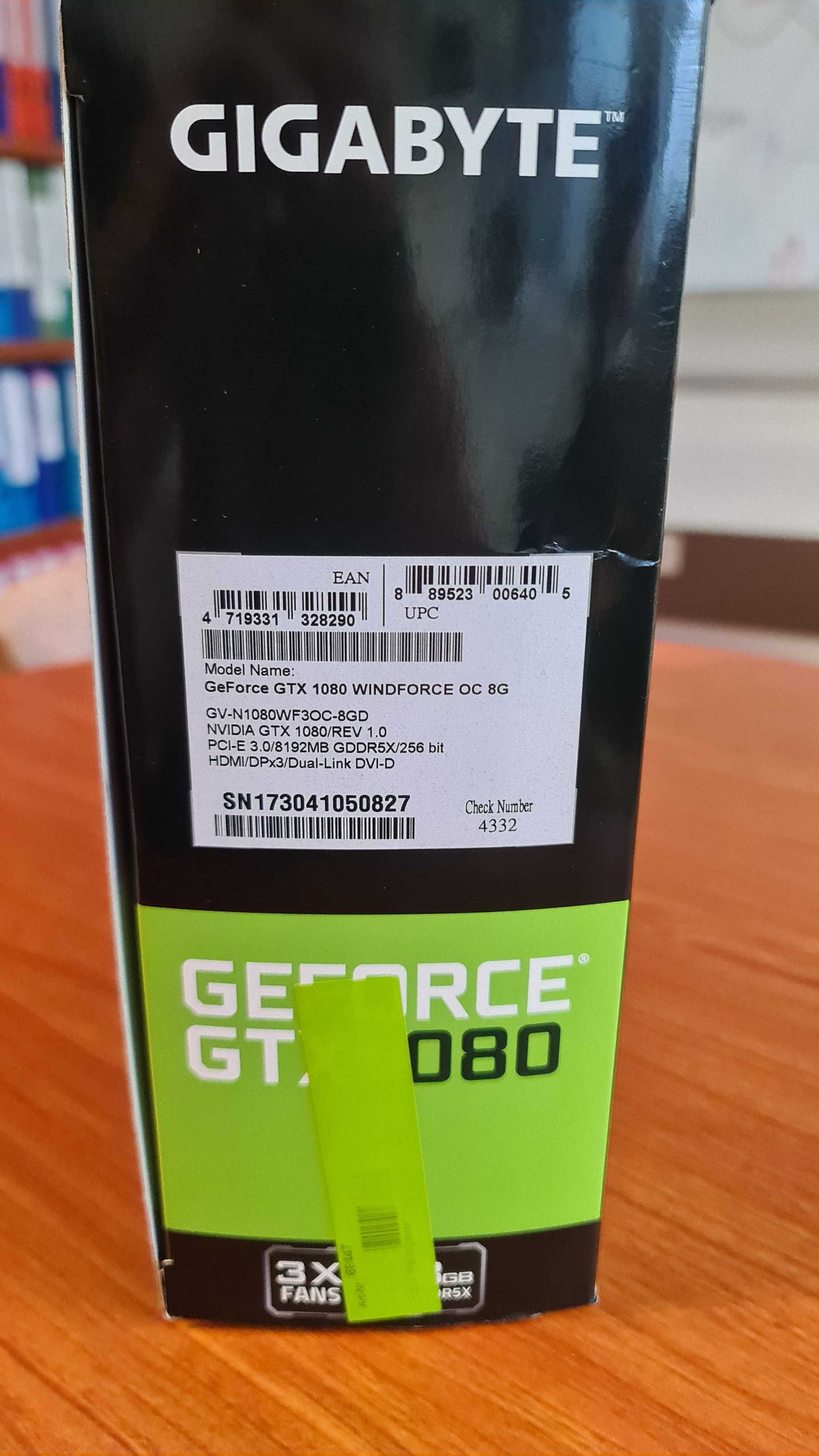 Gigabyte GeForce GTX 1080 WINDFORCE OC 8GB