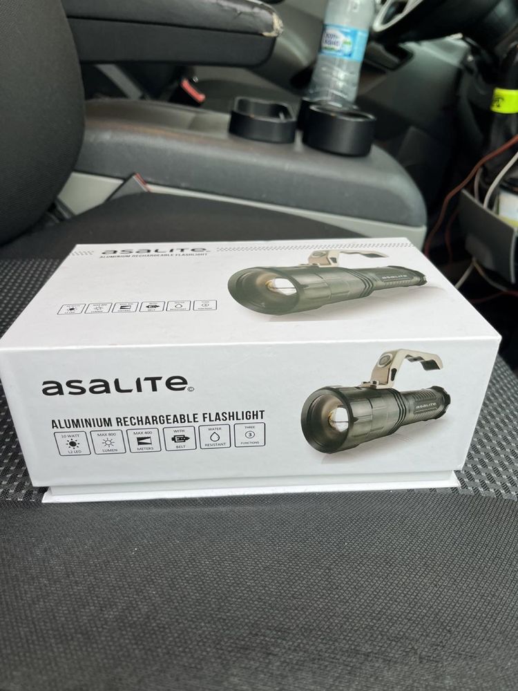 Ліхтарик LED 10W CREE, акумуляторний, 3 x 18650 (2200mAh), ASALITE