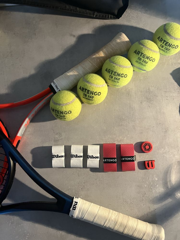 Raquetes de Tenis + Equipamento
