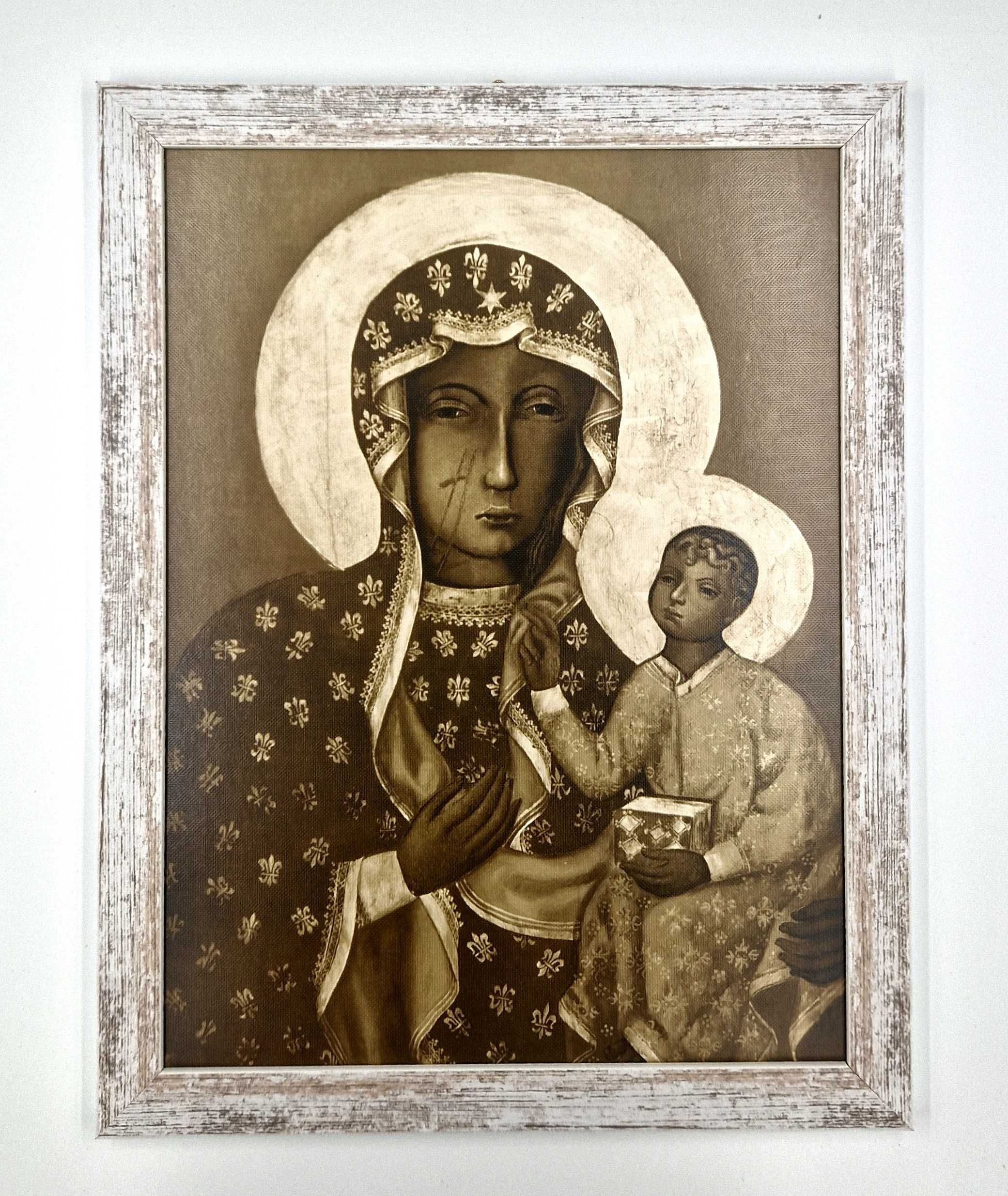 Duży obraz Matka Boska Częstochowska na ścianę