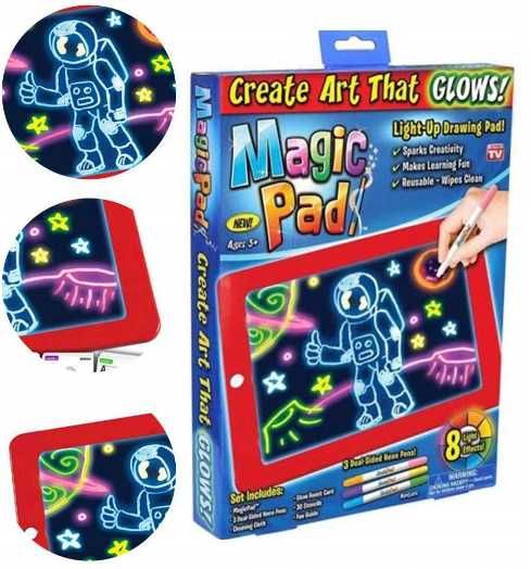 Magiczny tablet z pisakami