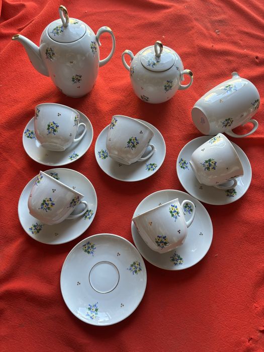 Сервіз чайний дружковка лфз дулево сервиз посуд ссср