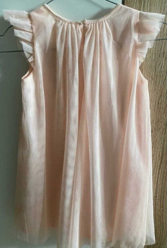 Персиковое платье H&M