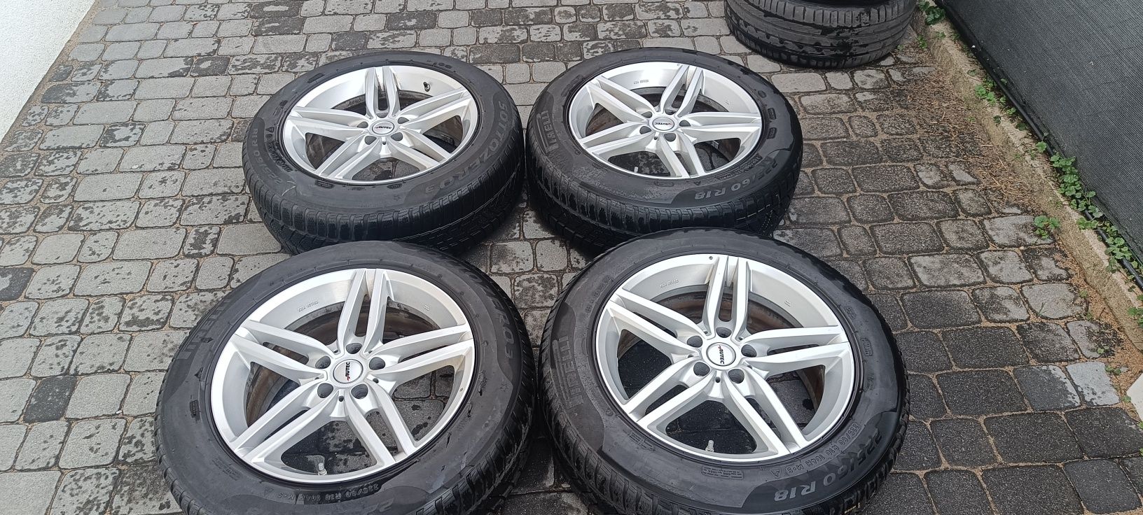 Felgi18 Alutec 5x112 VW Tiguan Audi Q5 opona zima 6mm 2019r kpl
