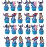 Toppery Lilo Stitch Angel Pikery Babeczki Muffiny Urodziny 24szt