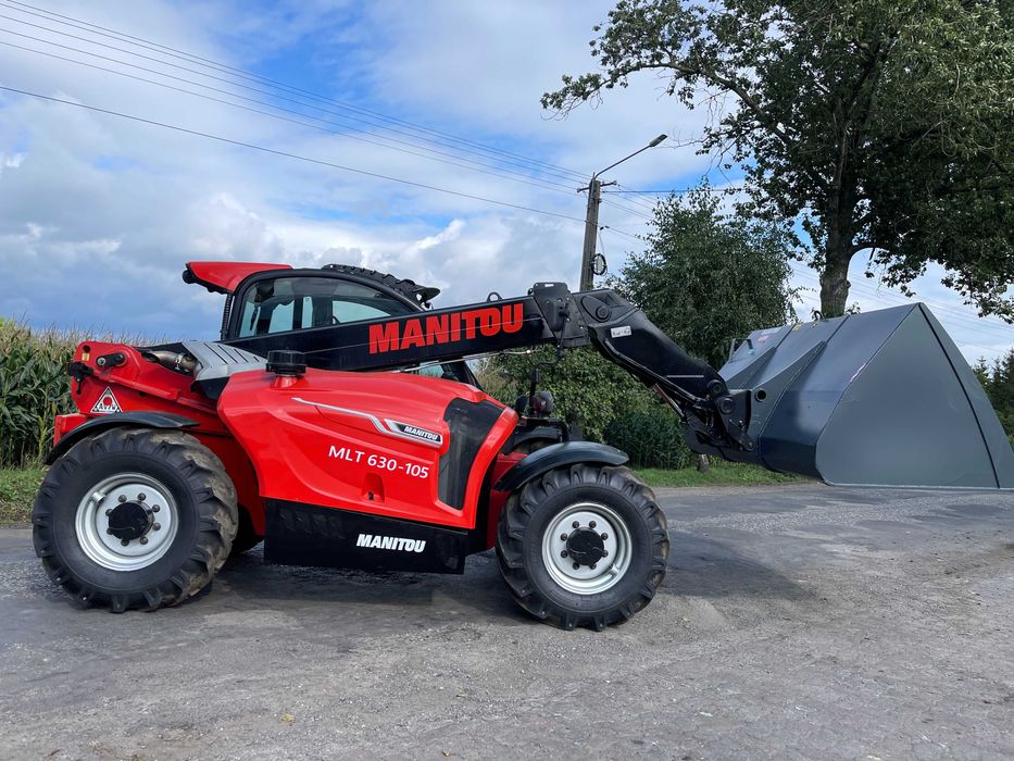Ładowarka Manitou MLT 630-105_2019 ROK_Niska i wąska 2 m szeroka Klima