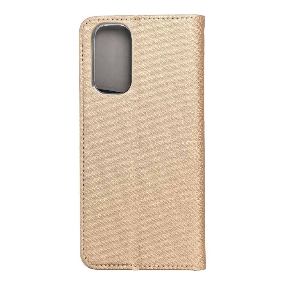 Etui Z Klapką Smart Xiaomi Redmi Note 11 / 11S Złoty + Szkło 9H