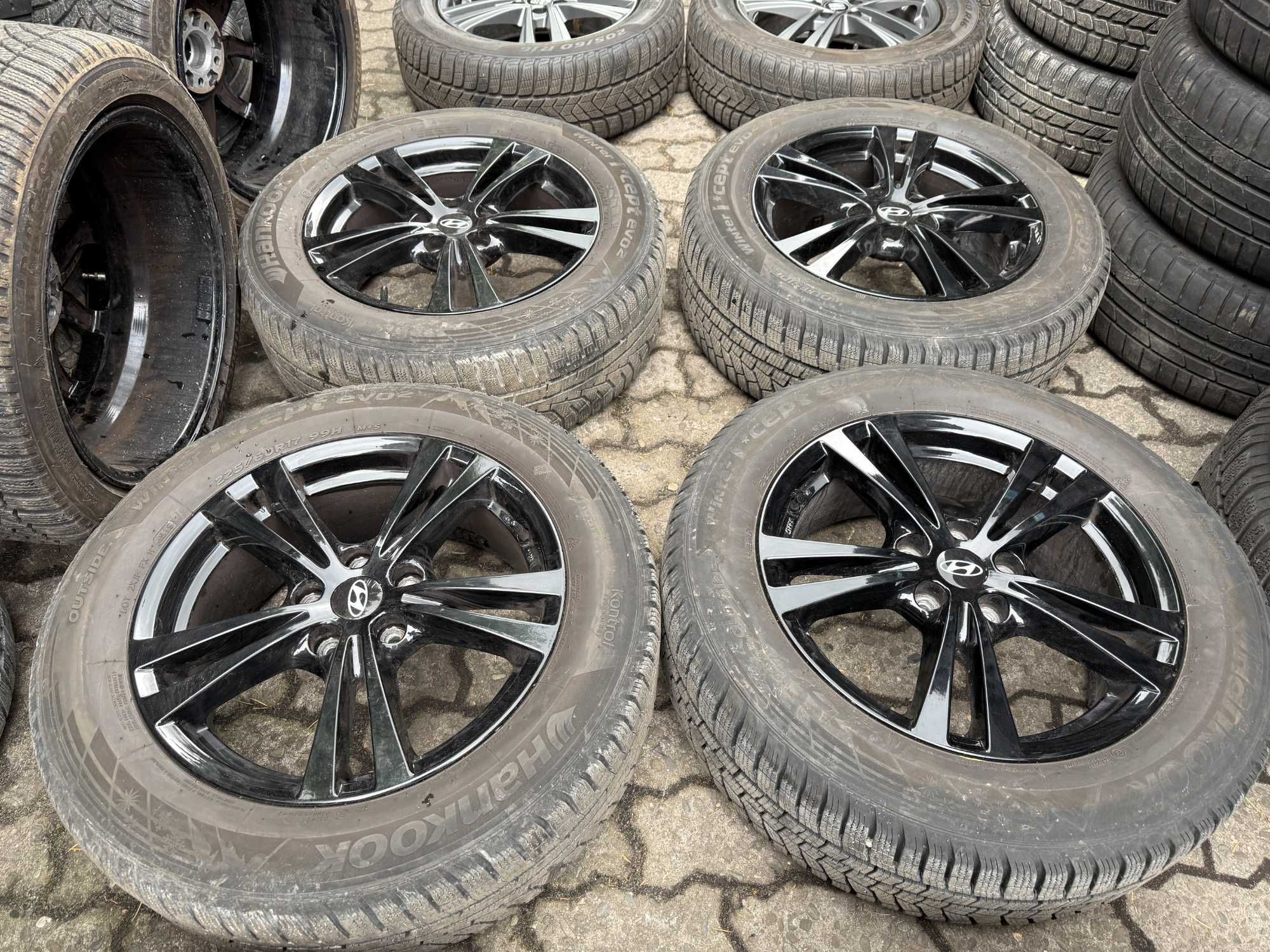 Felgi aluminiowe 17" 5x114,3 Hyundai IX35 Tucson Kia Sportage +opony