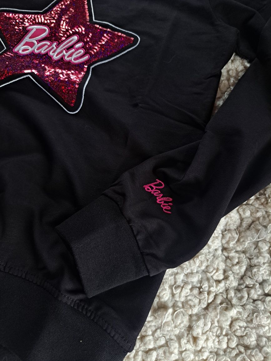 Nowa bluza damska Barbie cekiny gwiazda bawełna s m prezent święta