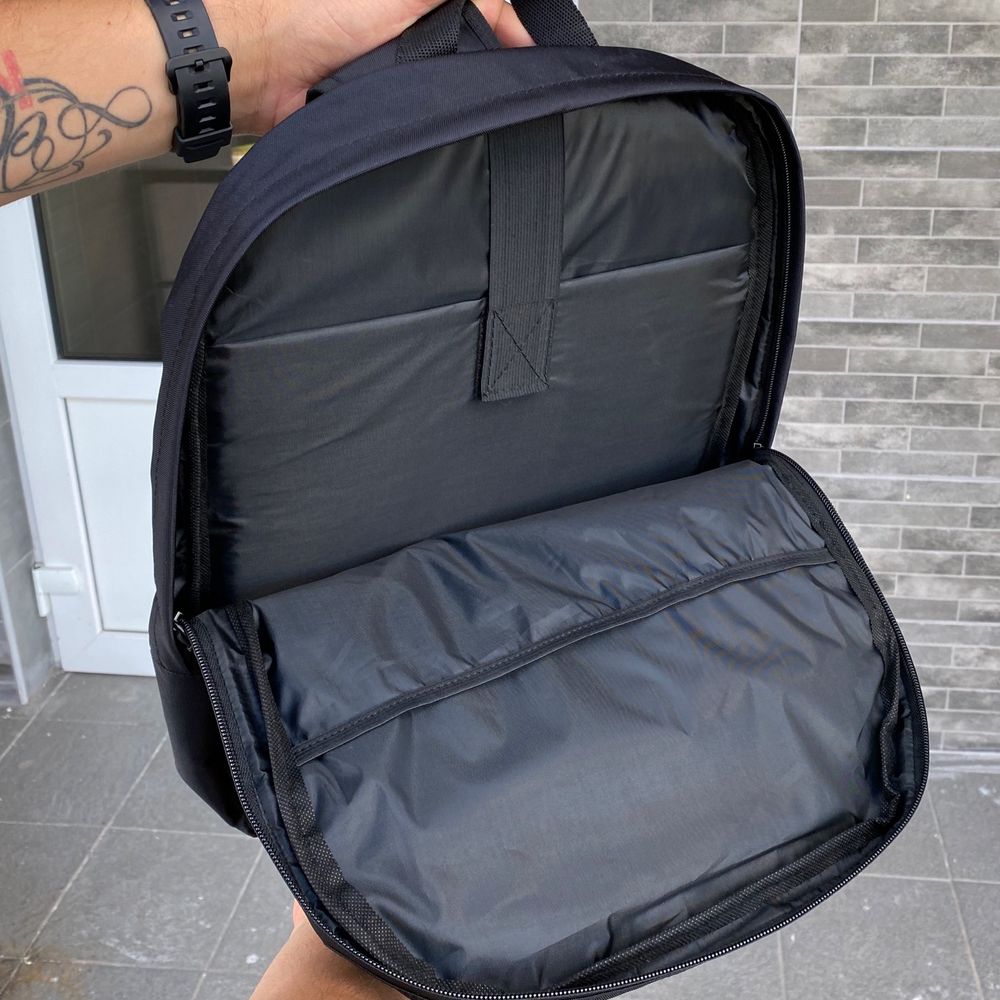 Чоловічи чорний тактичний міський рюкзак для ноутбука універсальний