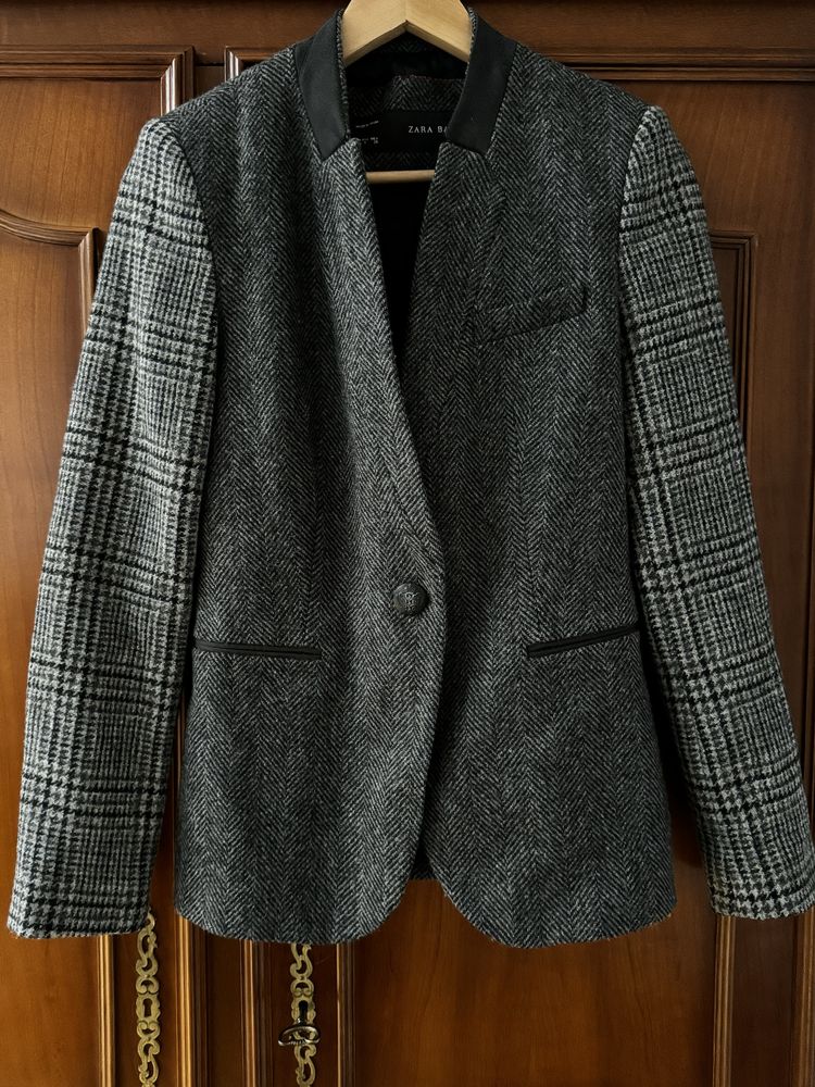 Marynarka damska Zara S 100% wełna
