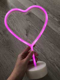 Neonowe lampka LED w kształcie serca