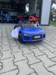 Auto na akumulator AUDI R8 Spyder Pilot USB SKÓRA Miękkie koła EVA