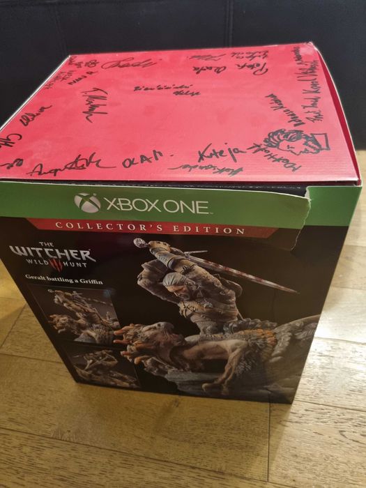 Wiedzmin 3 z podpisami twórców edycja kolekcjonerska xbox