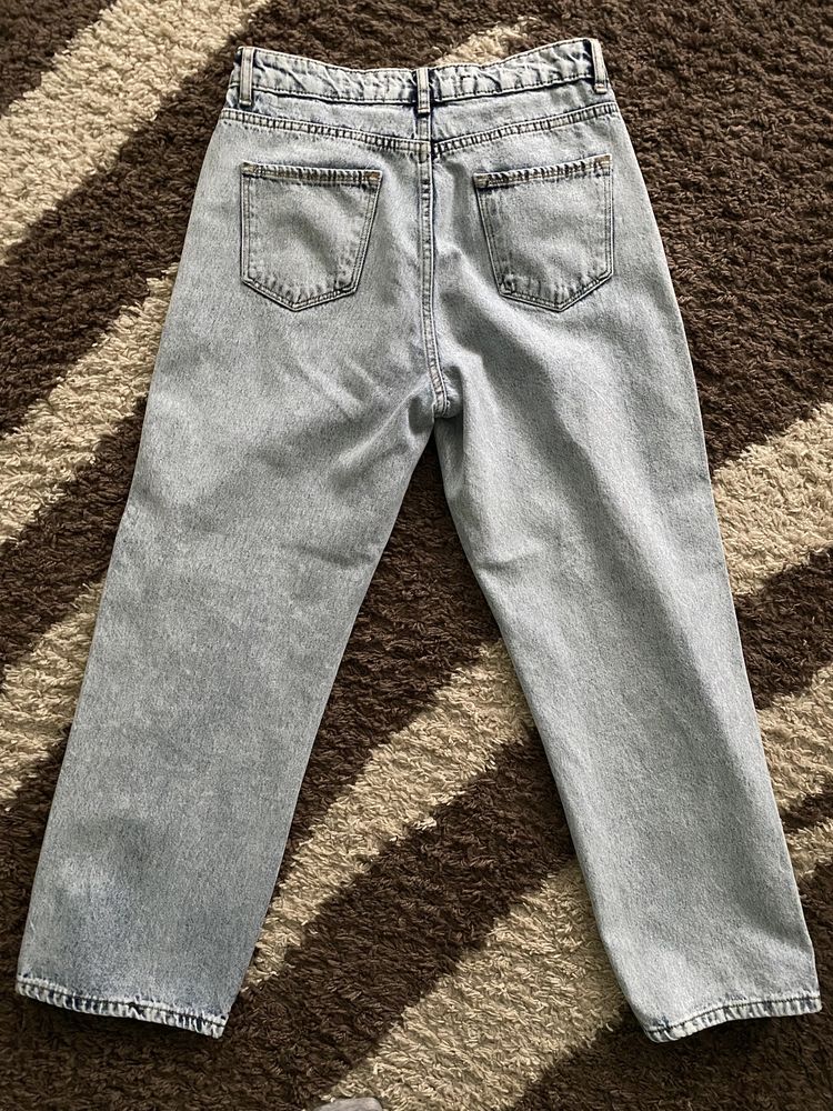 Джинси з розрізами, джинсы женские, широкі