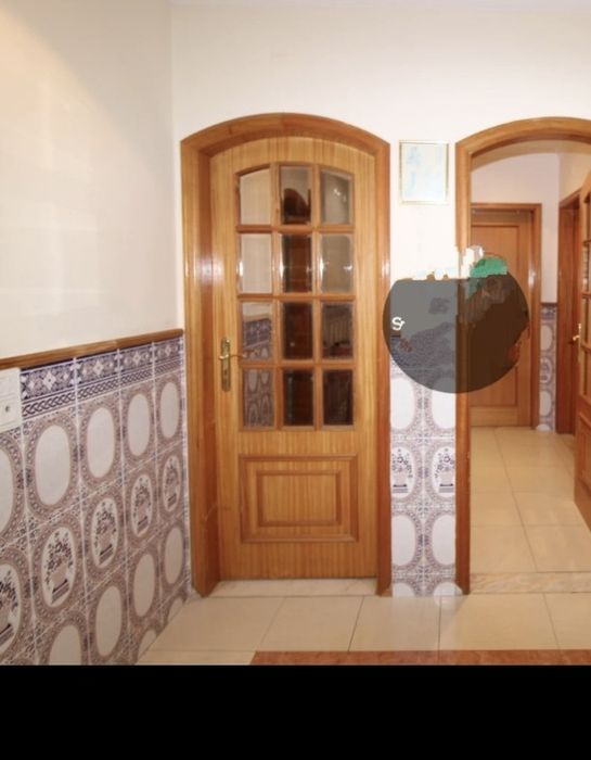 2x portas redondas madeira maciça