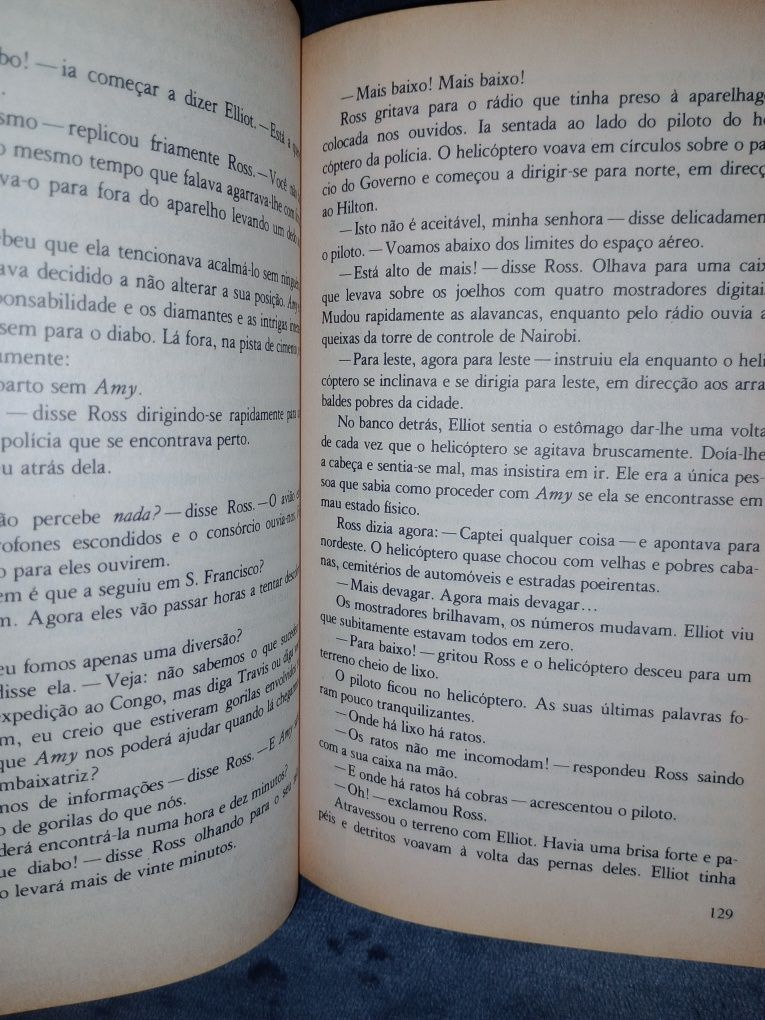 Livro " Congo " 1ª edição portuguesa