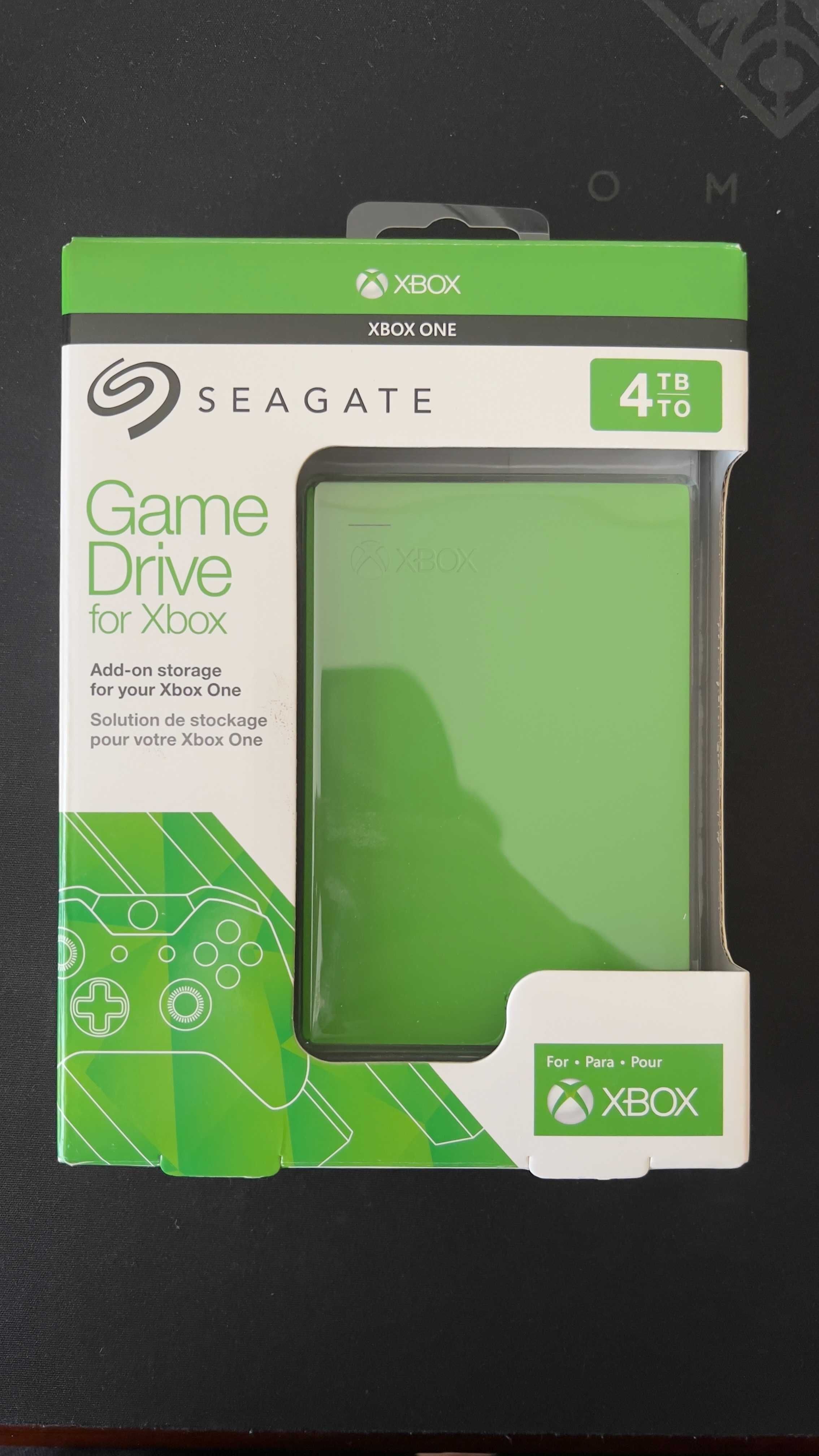 Xbox One Seagate GAME DRIVE 4TB NOVO