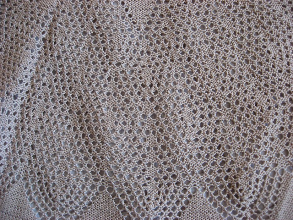 Obrus okrągły ręcznie robiony  duuuży