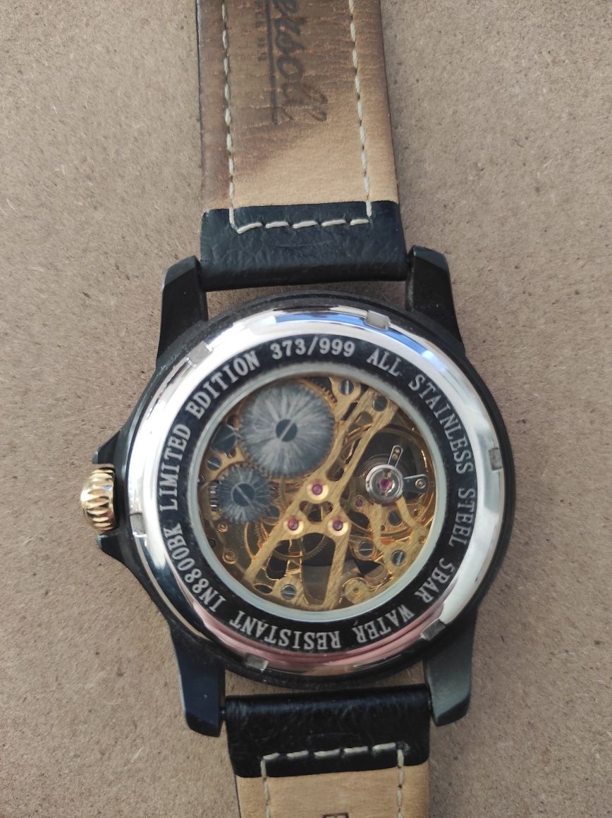 Ingersoll 373/999 in8800bk zegarek limited edition na rękę nakręcany