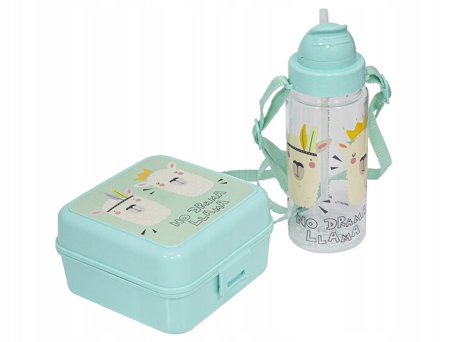 Zestaw śniadaniowy Lunchbox + Bidon LUNCH BOX DLA DZIECI ŚNIADANIÓWKA