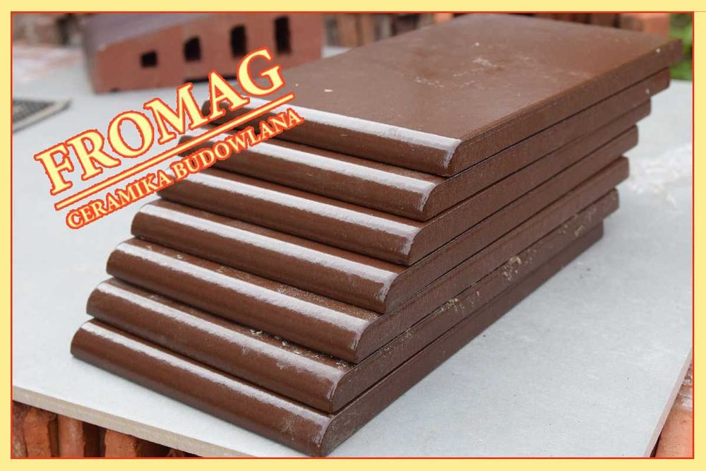 PARAPET płytka parapetowe okapniki klinkier okapnik podokiennik