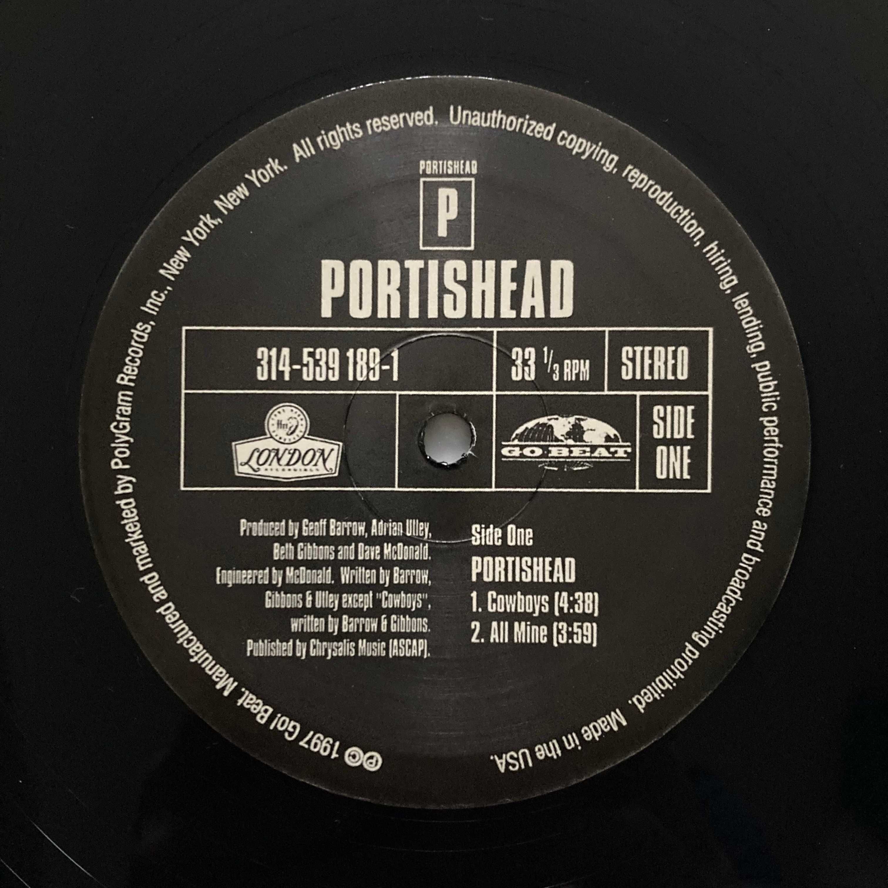 Portishead ‎– Portishead, 2LP