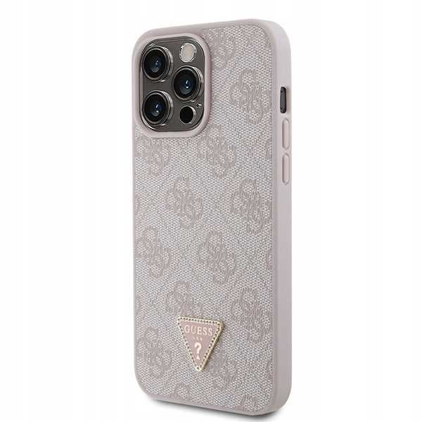 Guess etui pancerne iPhone 15 Pro Max oryginalne mocne kobiece różowy