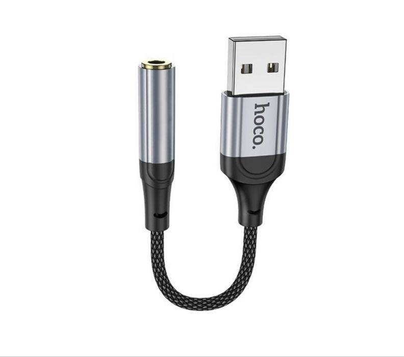 AUX Аудіо Перехідник USB - 3.5mm Адаптер Hoco LS36