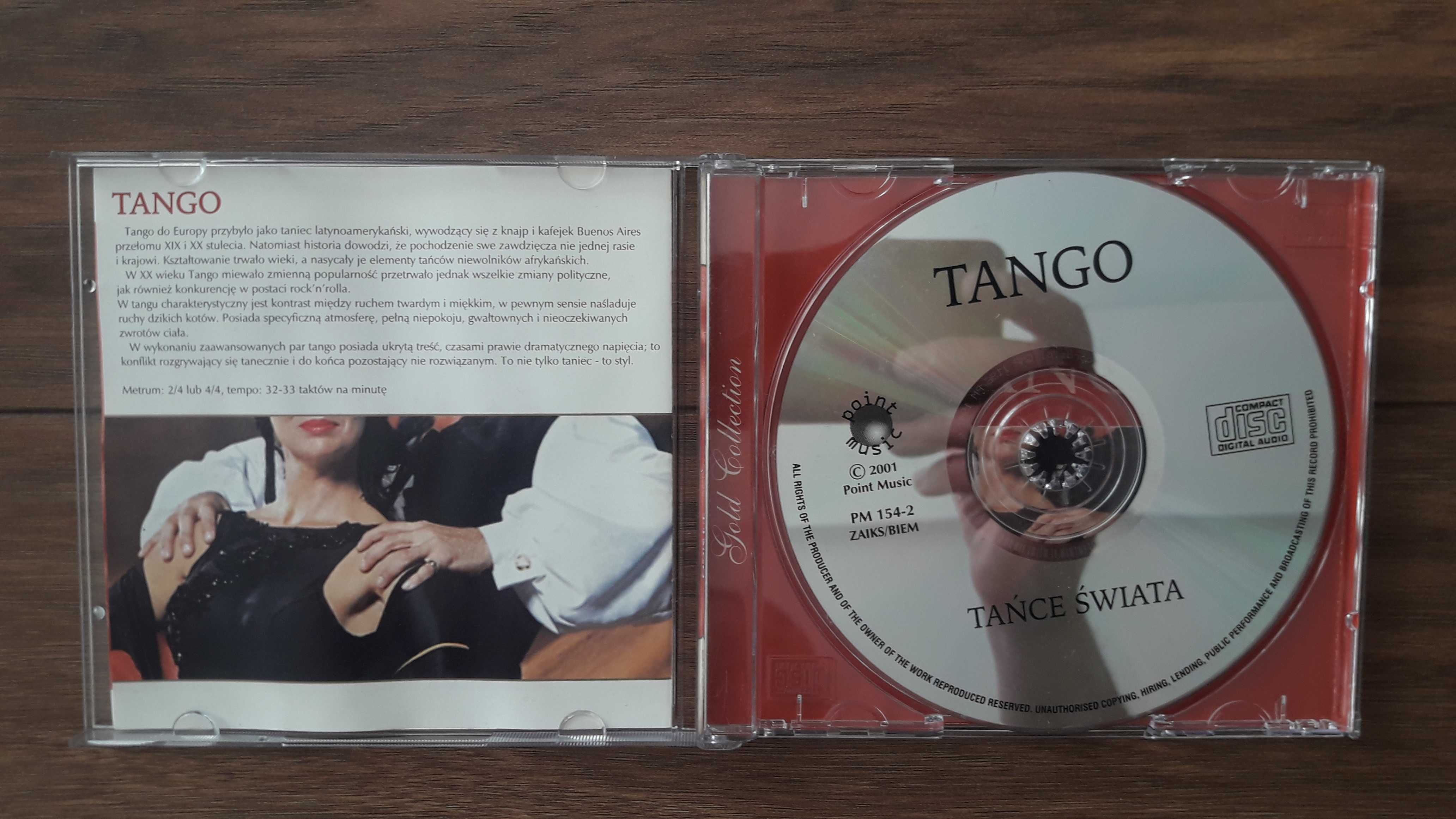 Tango - Najpiękniejsze Tańce Świata płyta CD