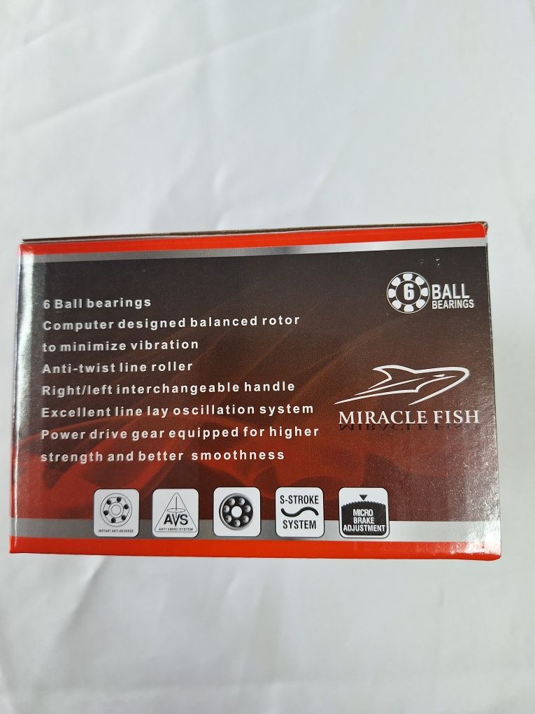 Kołowrotek wędkarski Miracle Fish z żyłką