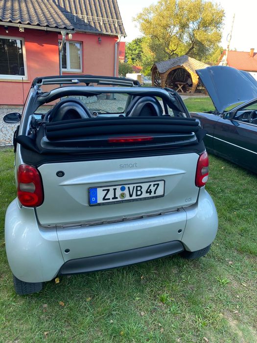 Smart cabrio z nowym dachem