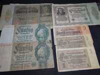 Niemcy 7 starych banknotow