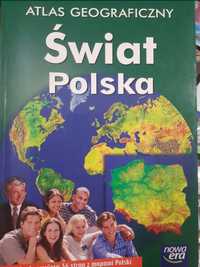 Atlas geograficzny Nowa Era Polska Świat