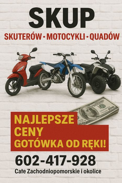 Skup Aut Skup Aut Dostawczych Busów Skup skuterów Quad Motocykli