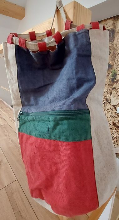 Plecak- jutowy worek