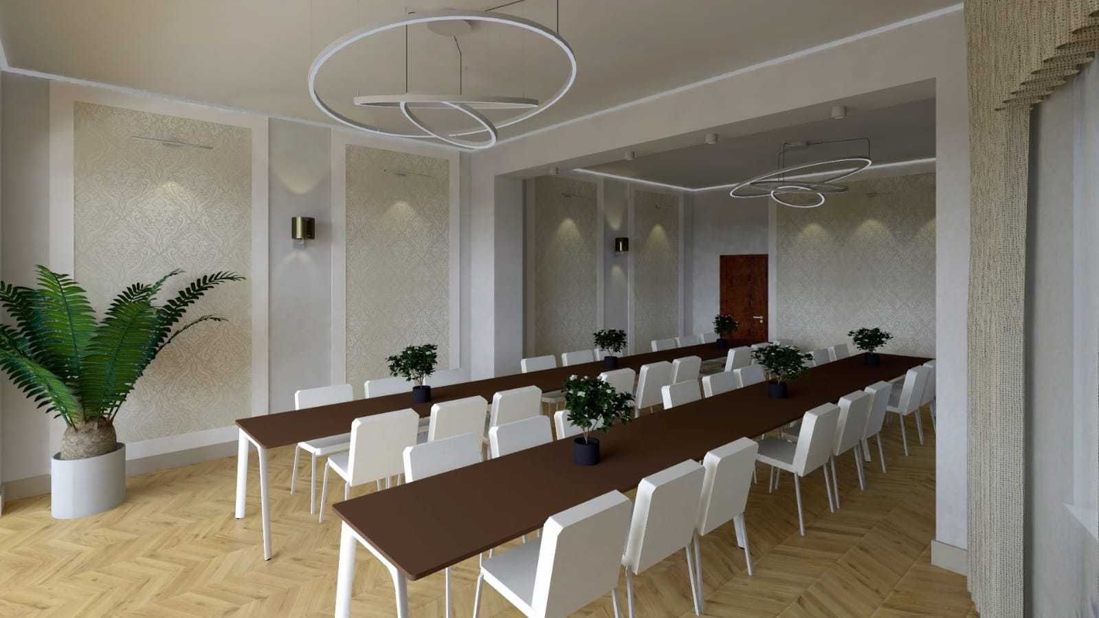 Sala konferencyjno bankietowa z możliwością catering.