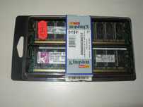 Kości pamięci Ram Kingston 2x512 mb