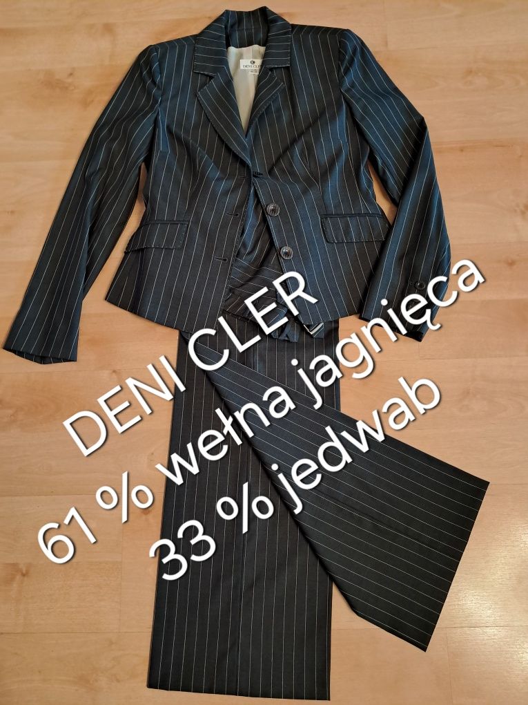 Elegancki damski garnitur ze spodniami DENI CLER  S/36/8