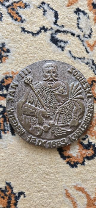 Dwustronny  medal 300 Rocznica Odsieczy Wiedeńskiej