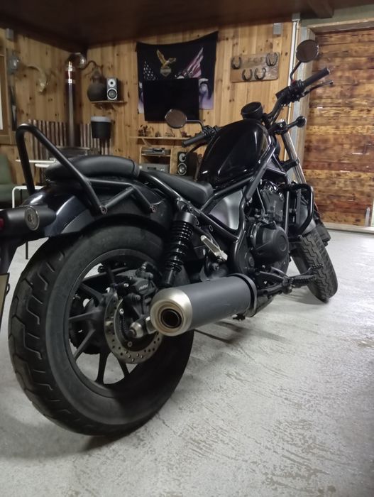 Honda rebel 500 poucos klm