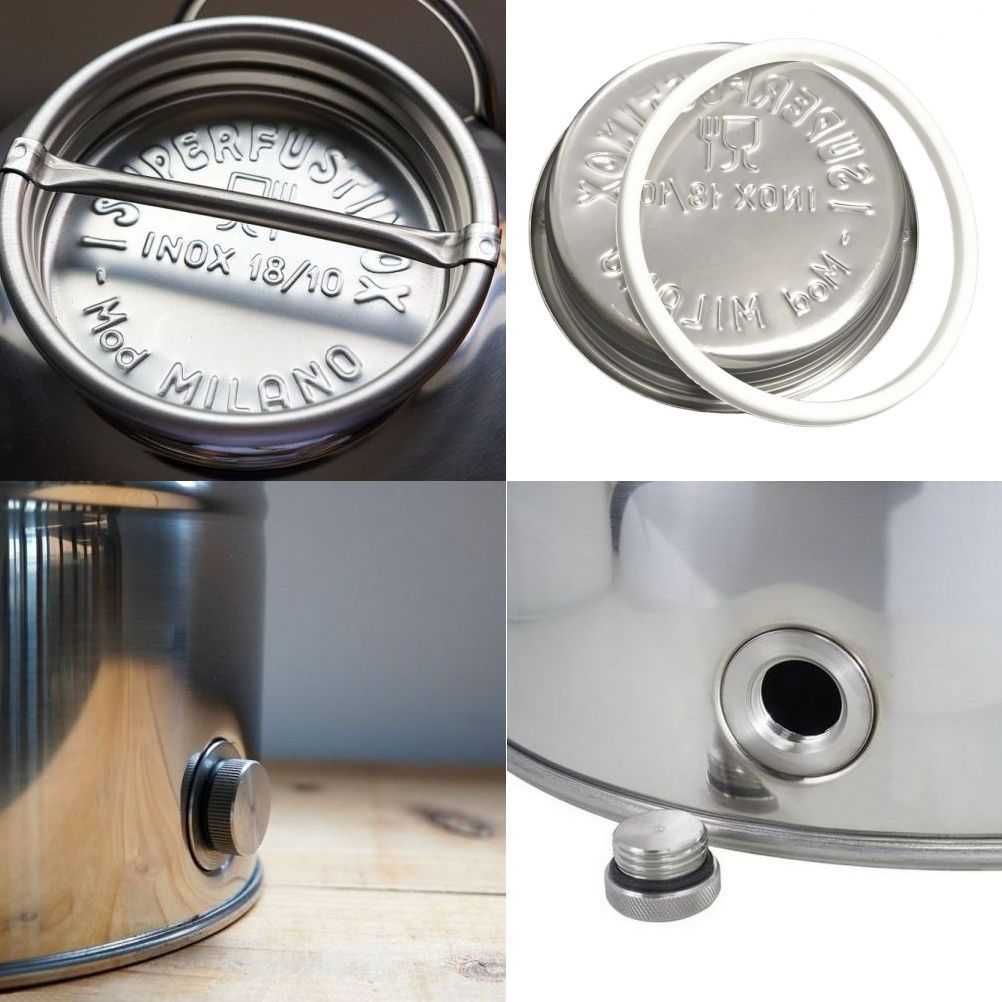 Pojemnik STAL NIERDZEWNA inox beczka 25L na wodę pitną bimber ocet sok