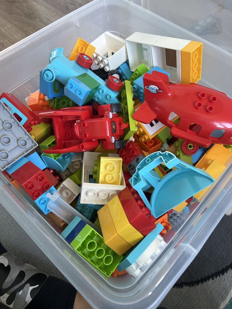 Zestaw klocków Duplo + Mega Blocks