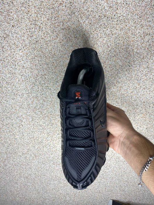 Змінюють колір Кросівки Nike Shox TL Black \ Red найк шокс чорні