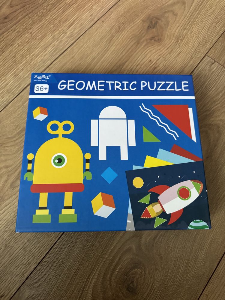 Układanka Montessori Gra Logiczna Puzzle Kształty